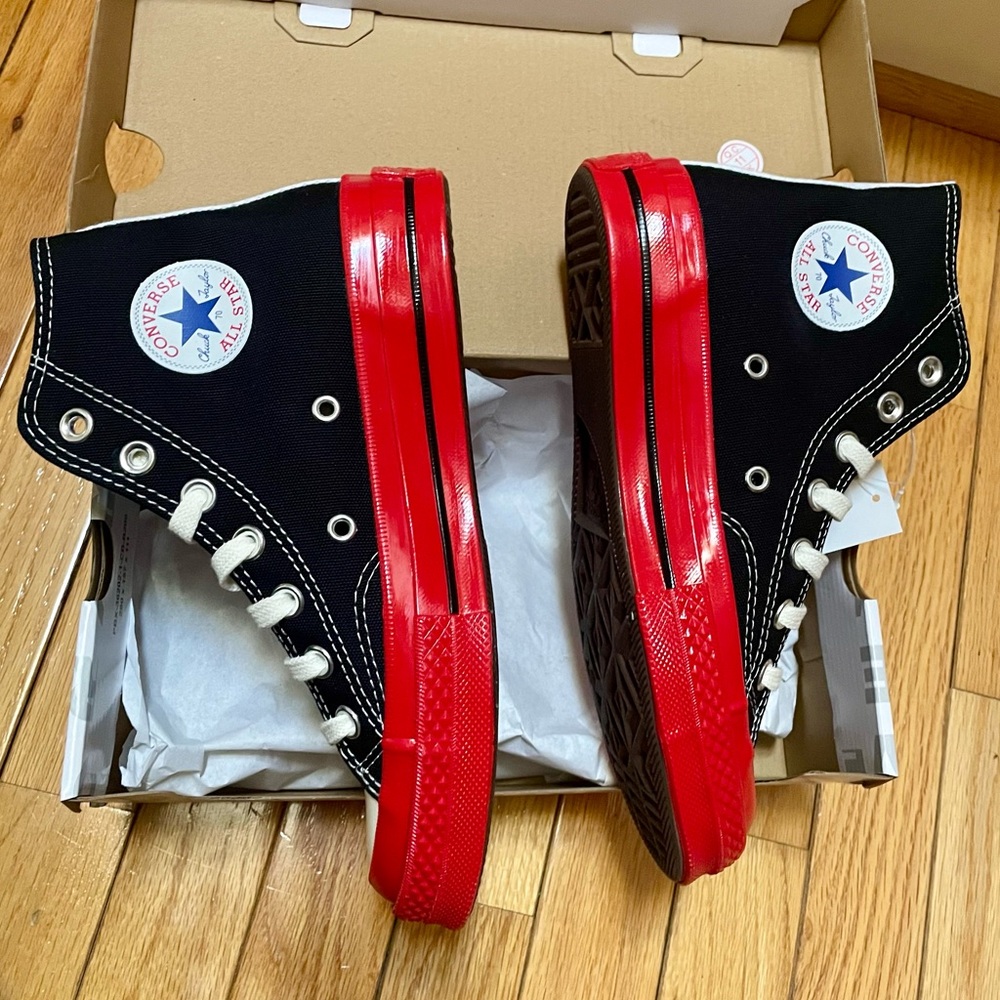 CONVERSE COMME DES GARCONS SZ 4 - Picture 2 of 6